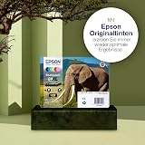 Epson 24XL Elephant High Yield Genuine Multipack 6 Colours Claria Photo HD Ink view 6