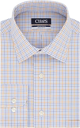 camisa de vestir de cuadros para hombre