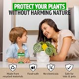 Super Ninja Fungus Gnat Killer 10 Pack Yellow Sticky Traps Indoor Plants view 6