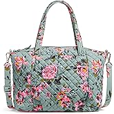 Vera Bradley Women's Cotton Pleated Multi-Strap Shoulder Satchel Purse