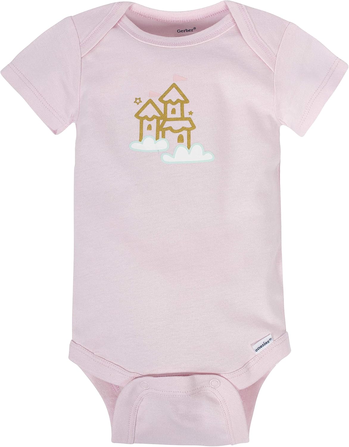 Gerber Girls' 8 Pack Short Sleeve Onesies Bodysuits, 0-3 Months: Sports & Outdoors