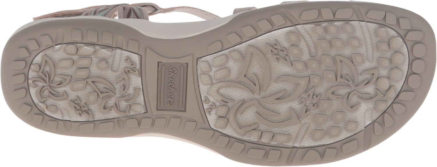 skechers women's reggae slim keep close gladiator sandal