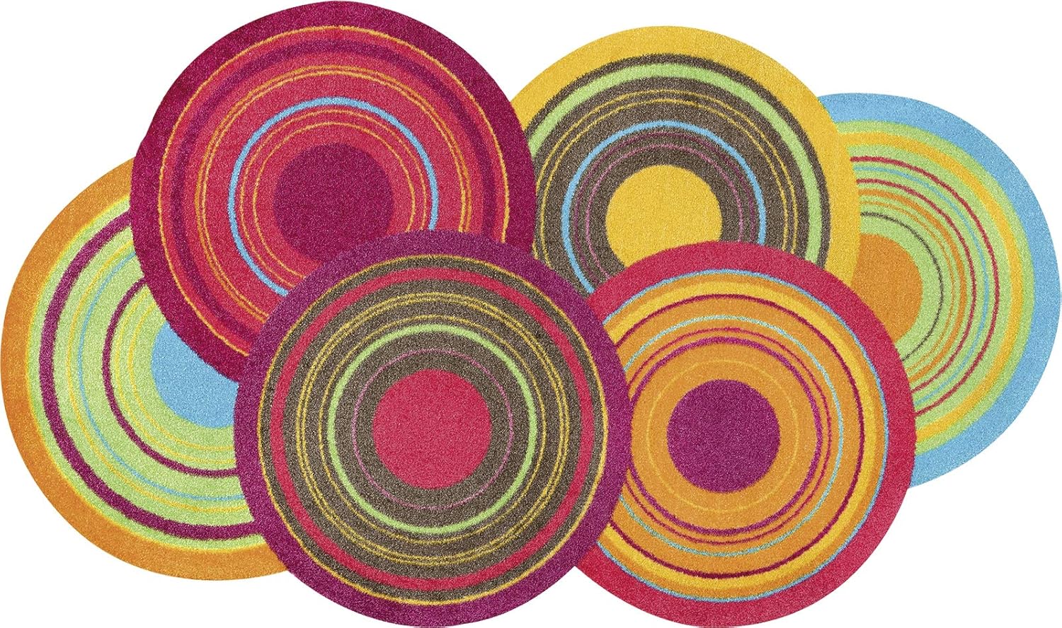Amazon.de wash+dry Teppich Cosmic Colours, 70x120 cm, innen, waschbar, randlos, bunt Amazon.de wash+dry Teppich Cosmic Colours, 70x120 cm, innen, waschbar, randlos, bunt