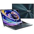 ASUS ZenBook Pro Duo 15 UX582 Laptop, 15.6” OLED 4K Touch Display, i7-12700H, 16GB, 1TB, GeForce RTX 3070 Ti, ScreenPad Plus, Windows 11 Home, Celestial Blue, UX582ZW-AB76T