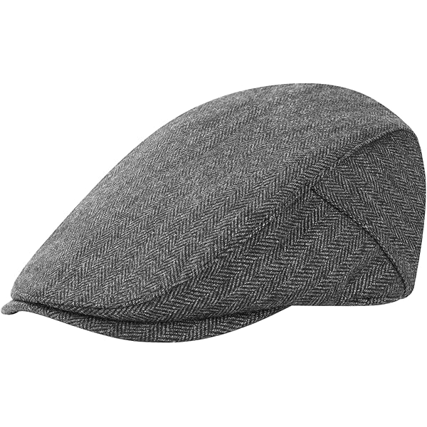 Big Apple Men's Oversize 100% Wool 8 Panel Applejack Newsboy