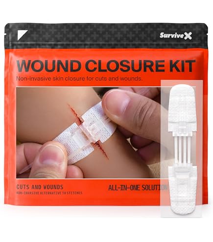 Amazon.com: EVERLIT Wound Closure Kit | Surgical Zip-Stitch