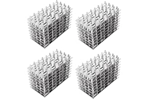 EATHEATY 100 Pack Truss Plate, 4" x 2" Pronged Truss Plate Flat Mending Plates Repair Tie Plate Bracket Nail Teeth Height 9mm