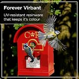 Wrenbury Postbox Bird House for Small Birds Hanging Resin UK Brand view 3