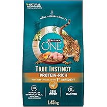 キャットフード　 CANIN、PURINA ONE Grain-free high-protein chicken cat food with natural ingredients