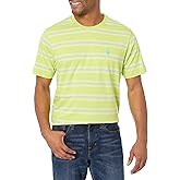 STRIPED JERSEY CREW NECK T-SHIRT