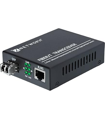 Amazon.com: Networx® Gigabit Ethernet Fiber Media Converter - UTP