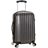 Rockland Melbourne Hardside Expandable Spinner Wheel Luggage, Carry-On 20", Carbon