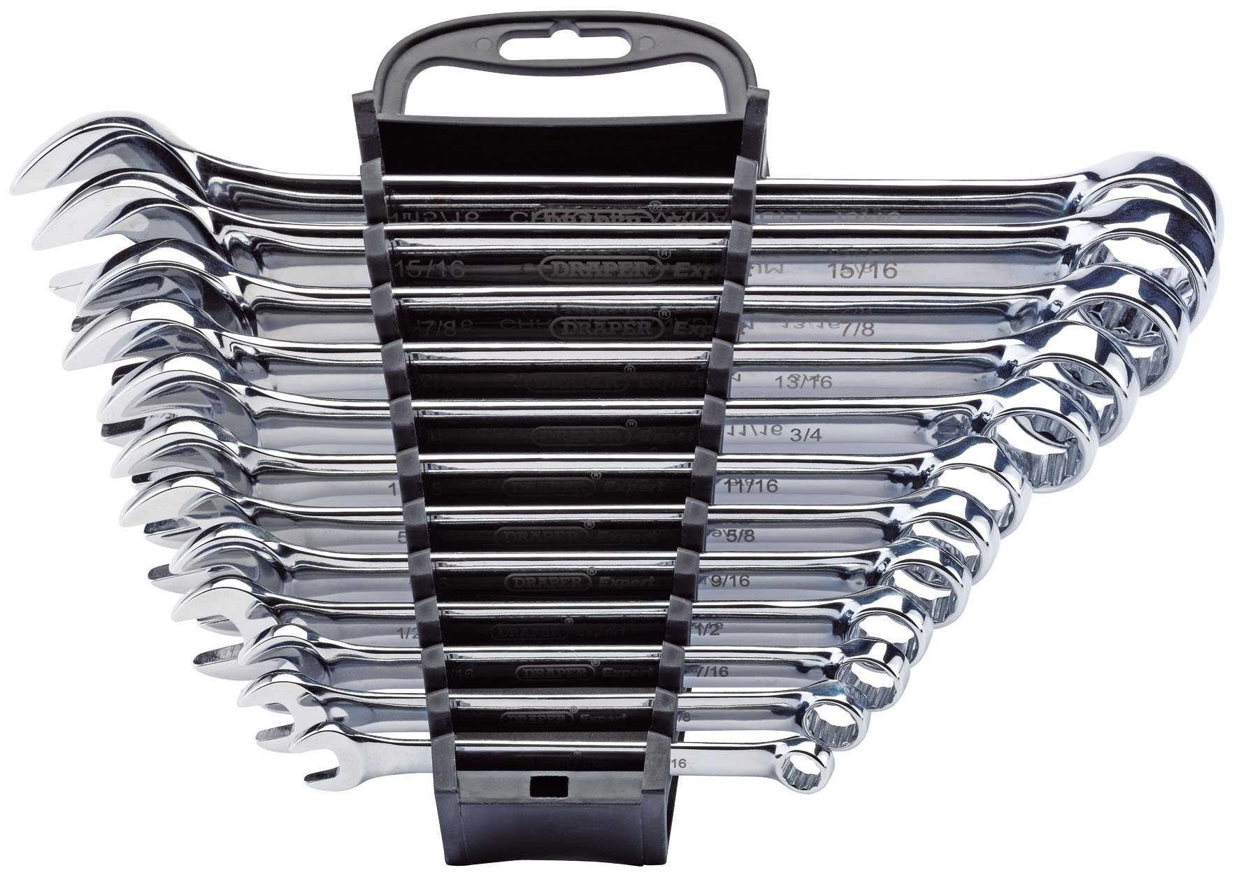 Draper 85940 Imperial Combination Spanner, Silver, Set of 12 Piece