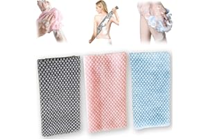 Exfoliating Shower Towel, Long Back Towel Exfoliating Bath Towel, Body Back Scrubber Towels for Shower, for Women Men Shower 