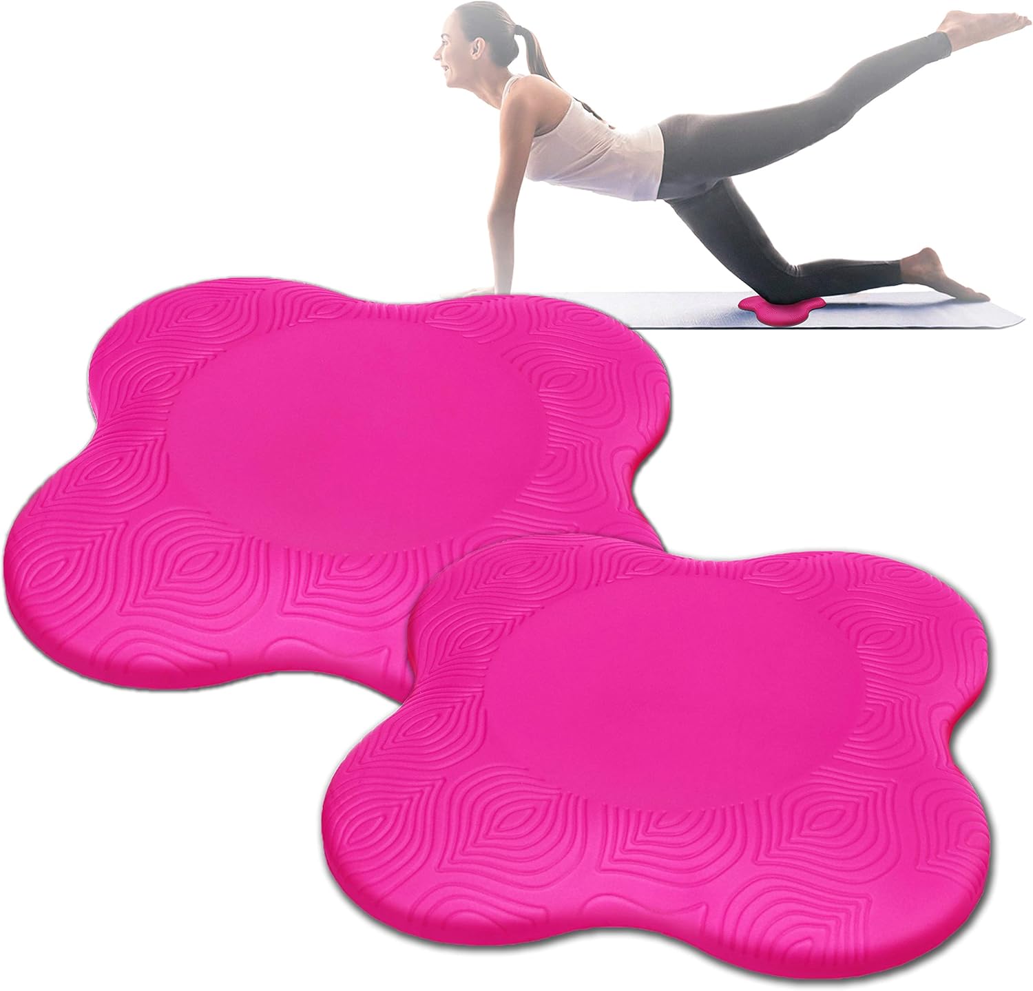 1899 Yoga Knee Pad Cushion, Thick Foam Yoga Kneeling Pad, Anti Slip