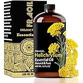 Helichrysum Essential Oil, Helichrysum Oil 16 Fl Oz 480 ML for Diffuser Humidifier Yoga Cleaning DIY Candle Soap Making Perfume Gift for Women Essential Oils