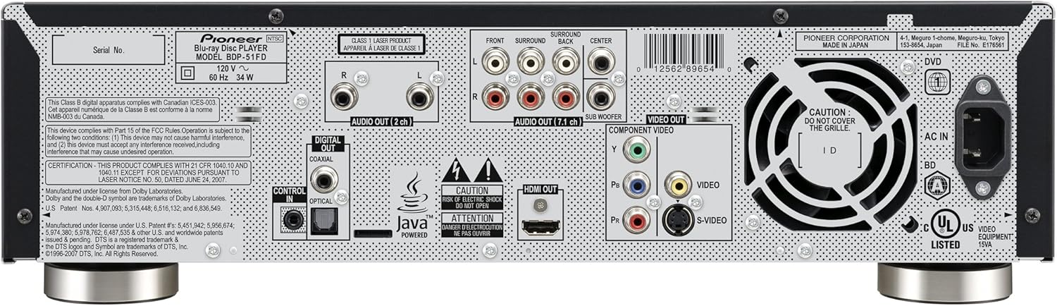 pioneer blu ray player