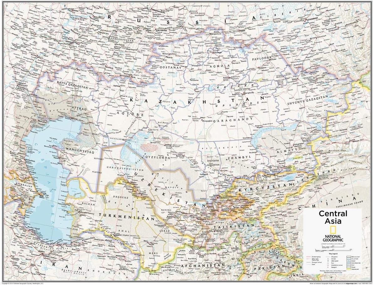 Политическая карта мира средняя азия