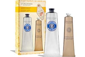 L'OCCITANE Nourishing & Age-Defying Advanced Hand Duo Holiday Gift Set: Featuring Immortelle Shea Pro-Youth Hand Care Serum-in-Cream & Iconic Shea Butter Hand Cream