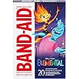 Band-Aid Brand Adhesive Bandages for Minor Cuts & Scrapes, Wound Care Featuring Disney's Elemental Characters, Fun Bandages for Kids and Toddlers, Assorted Sizes, 20 Count