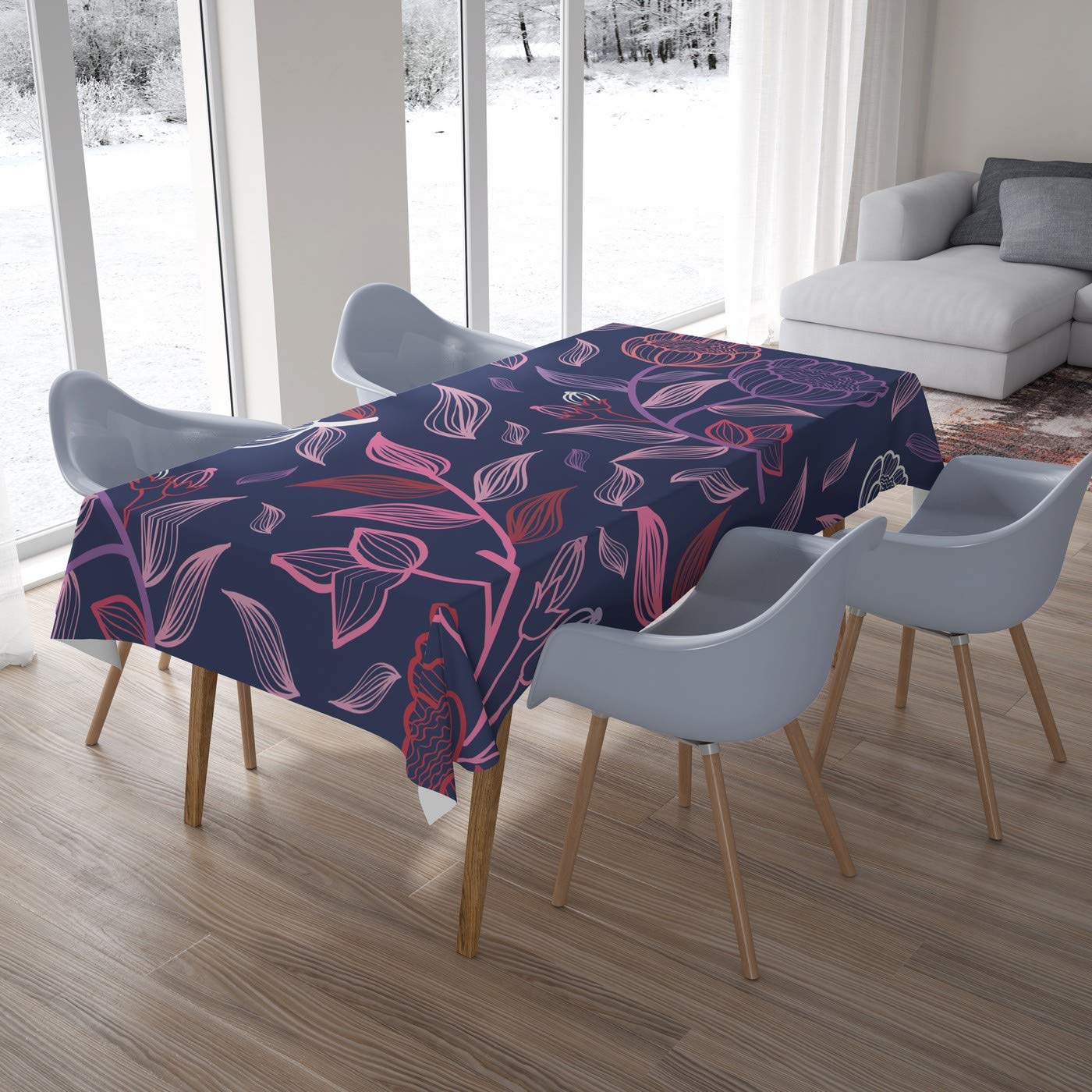 Bonamaison Kitchen Decoration, Tablecloth, 140cm x 200cm - Designed and Manufactured in Turkey
