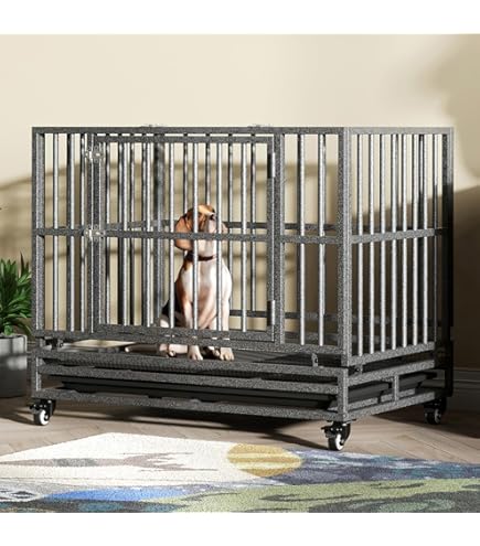 Lauren&Harold 38 Inch Heavy Duty Dog Crate Furniture For