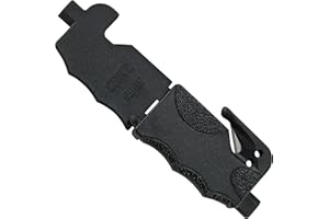 COLUMBIA RIVER KNIFE & TOOL CRKT Exitool Emergency Multitool: Automotive Safety, Seat Belt Strap Cutter, Steel Window & Glass Breaker, Clips to Seat Belt 9031