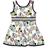 Disney Minnie Mouse and Winnie The Pooh Girls Sleeveless Dress for Infant and Toddler