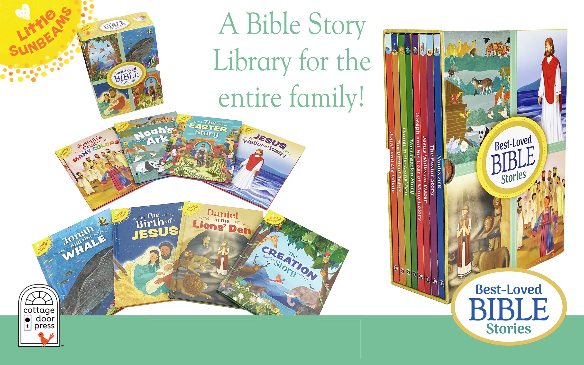 Best-Loved Bible Stories - 8-Book Library Boxed Gift Set for Children: Including stories of Noah's Ark, The Birth of Jesus, The Creation Story, Daniel and the Lion's Den, Jonah, and More Best-Loved Bible Stories - 8-Book Library Boxed Gift Set for Children: Including stories of Noah's Ark, The Birth of Jesus, The Creation Story, Daniel and the Lion's Den, Jonah, and More Library Binding