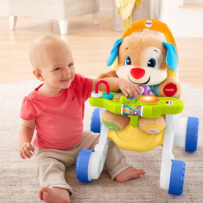 fisher price stroll and learn walker gift set