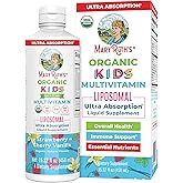 MaryRuth Organics Kids Multivitamin Liposomal | Vegan, Sugar-Free Vitamins for Kids | Ages 4+ | 2 Month Supply | 15.22 Fl Oz
