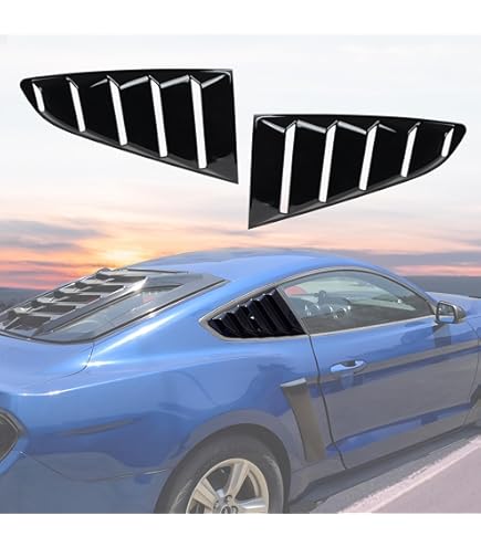 Rear Window Louver Air Vent Scoop Shades Cover For 2017-2020 Honda
