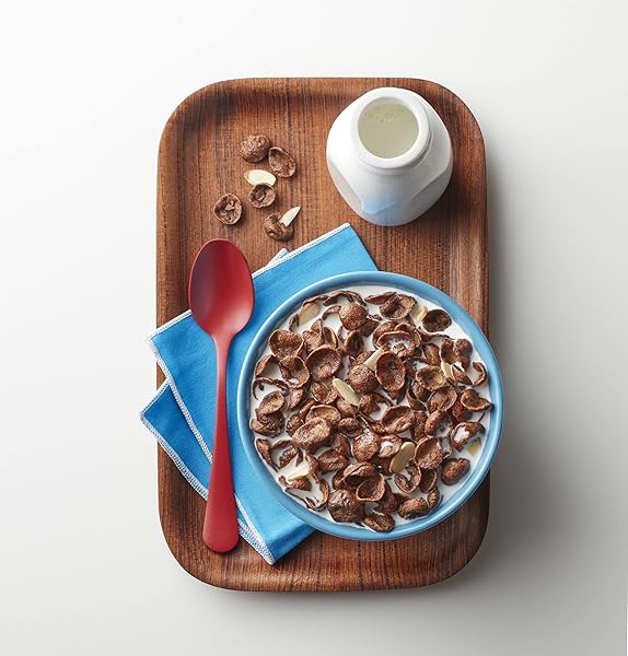 PREMIER PROTEIN CHOCOLATE ALMOND CEREAL, CHOCOLATEY PROTEIN BREAKFAST CEREAL FLAKES WITH SLICED ALMONDS, CONTAINS 20G OF PROTEIN PER SERVING, 9 OZ BOX