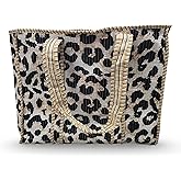 Makarisa Cotton Floral Block Print Tote Bag Handmade Indian Shoulder Bag, Qiulted Market Shopping Bag