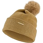 Michael Kors Womens Fine Crystal Cuff Hat