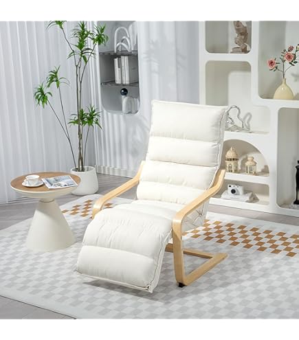 IKEA Poang Armchair Birch Veneer Knisa Light Beige 792.407.90