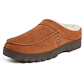 Dearfoams Men's Reed Genuine Suede Clog