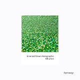 Hemway Holographic Emerald Green Glitter Shaker 130g Ultra Fine view 2