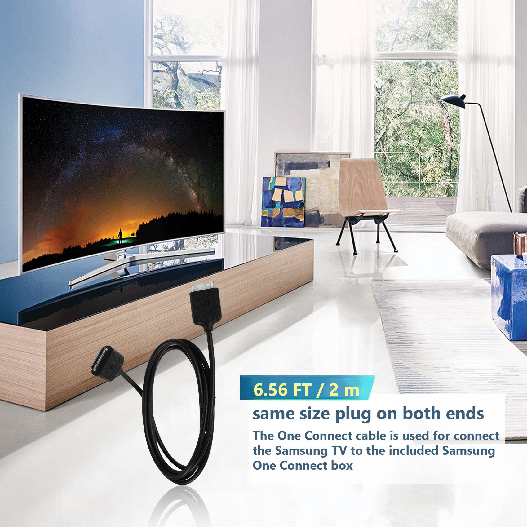 BN39-02210A BN39-02210C BN96-44186A BN91-17814A BN91-17814W One Connect Cable is Compatible with Samsung TV 2013,2014 and 2015 Evolution Kit, 2016 and Later All Models 7000-9000 TV