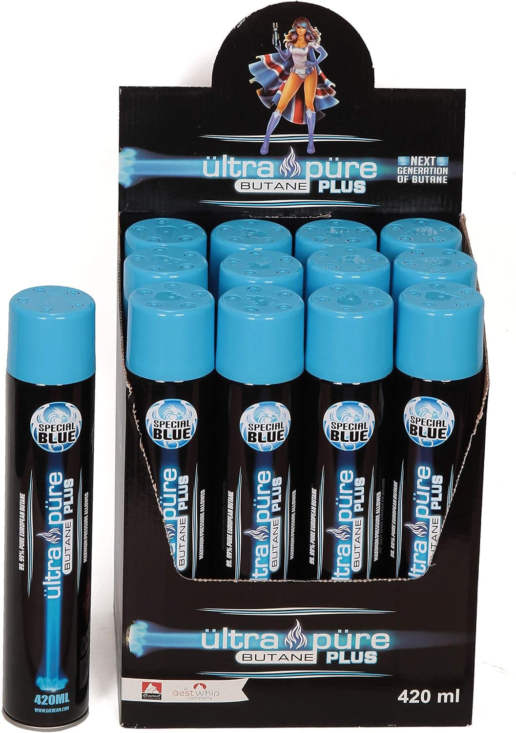 Ultra Pure Plus 420ml Butane British European Refined