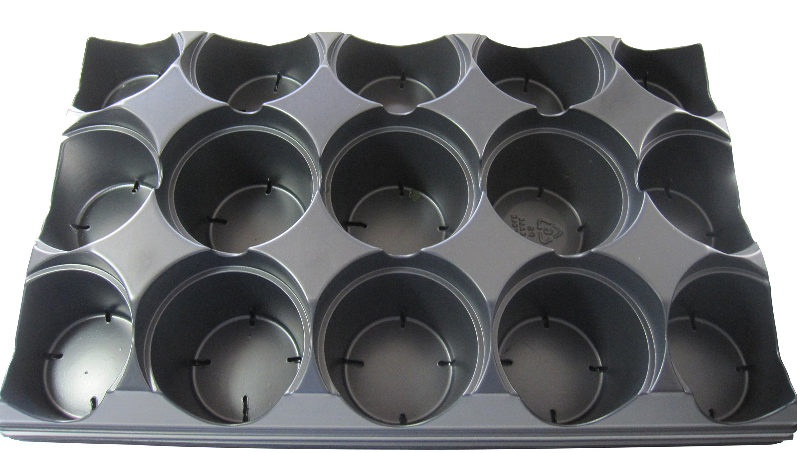 75 Seed Pots (4.5 inch Pots) and 5 Seed Trays Seed Transplant Trays