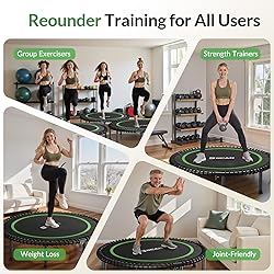 BCAN 48" Adult Fitness Trampoline with Durable