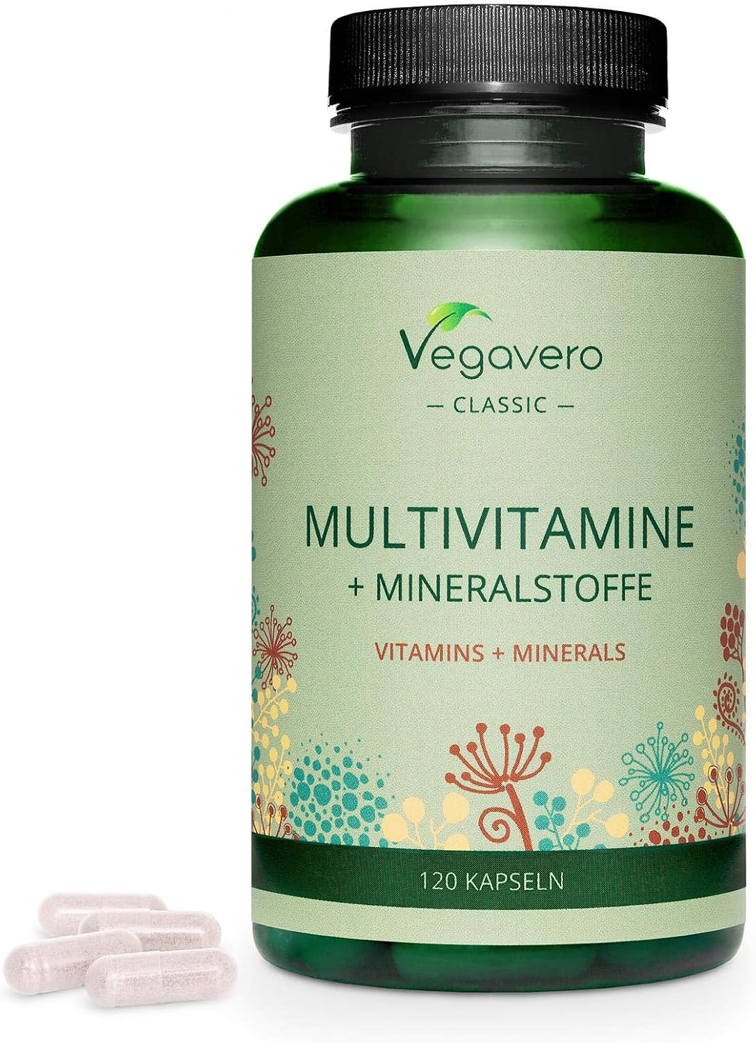 Vegavero Multivitamins and Minerals, 120 count (Pack of 1)