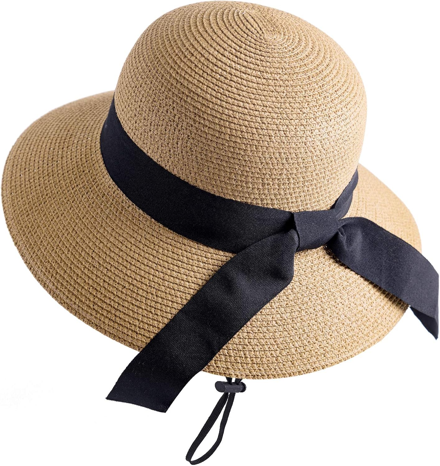 FURTALK Womens Beach Sun Straw Hat UV UPF50 Travel Foldable Brim Summer UV Hat at  Women’s Clothing store