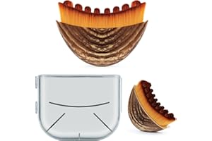 Olephira Lymphatic Drainage Face Brush - Anti-Puffiness Jawline Sculpting Dry Brush, Ergonomic Design for Facial Curve Fit, S