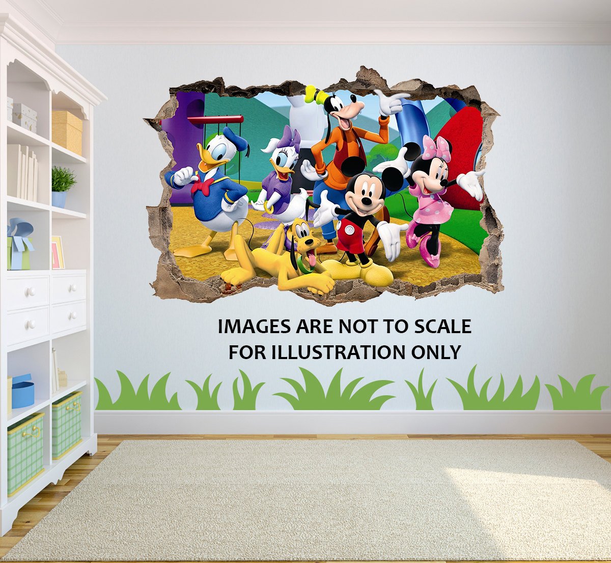 Mickey Mouse Clubhouse Wall Sticker Decal Ideal For Kids