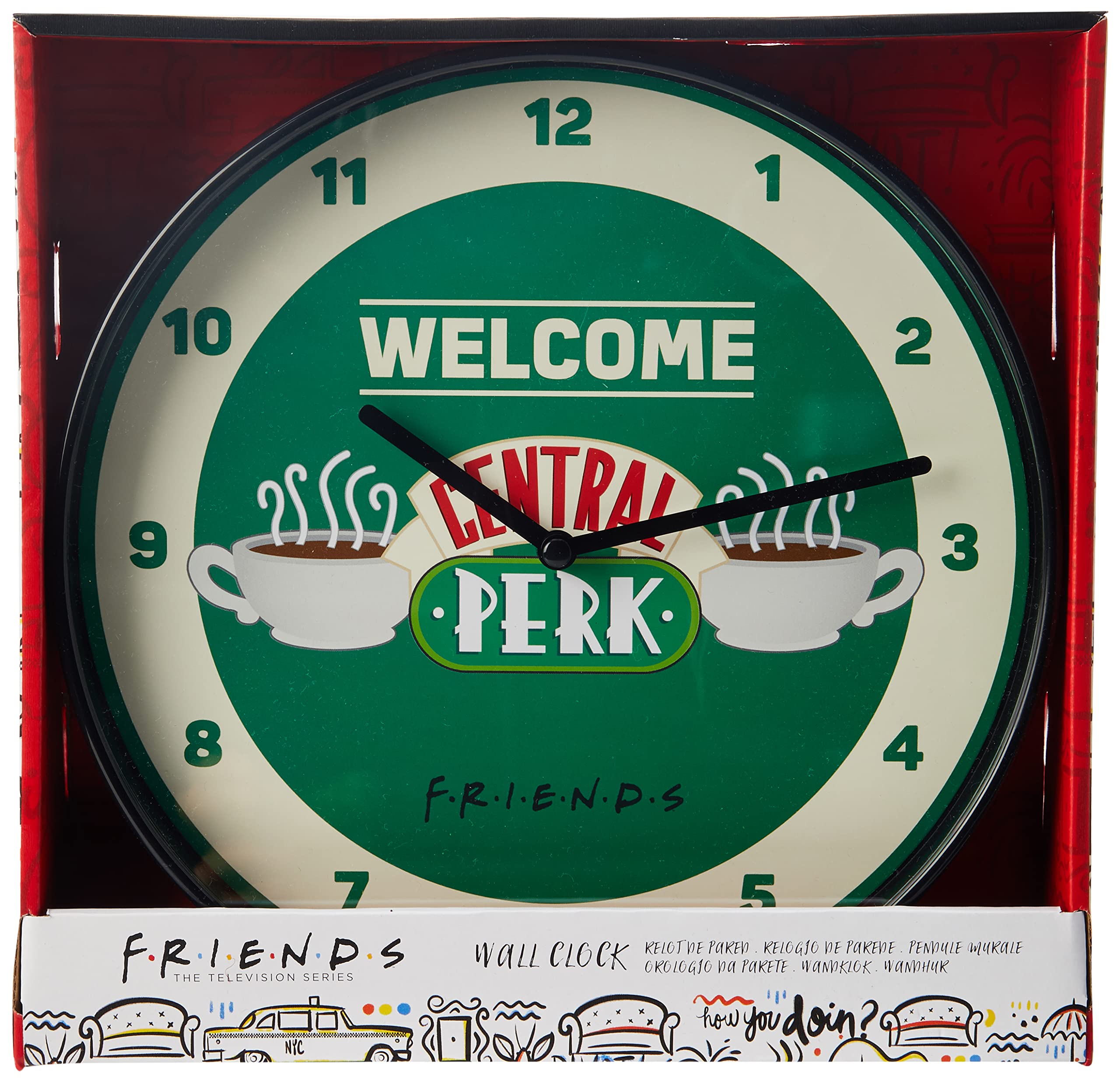 FRIENDS Central Perk 10" 26cm Wall Clock