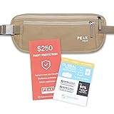 RFID Travel Money Belt w/Theft Insurance and Lost & Found Service