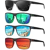 KALIYADI Mens Sun-Glasses Polarized Sunglasses-Men: Classic Sunglasses with Ultraviolet Protection for Driving Fishing Golf