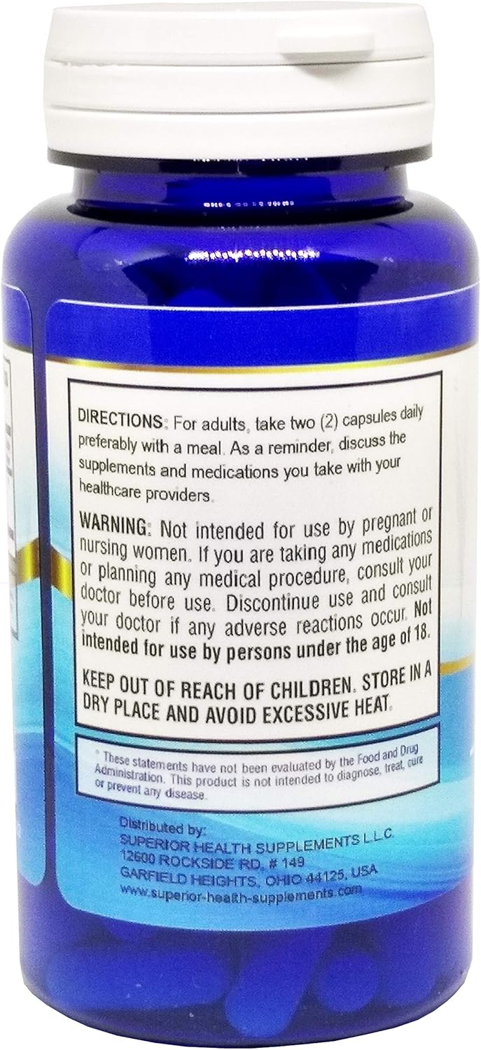 Irish Moss – Sea Moss Capsules 900mg Per Serving (Seamoss)(Chondrus crispus)(Irishmoss), 90 Capsules for 45 Day Supply.: Health & Personal Care